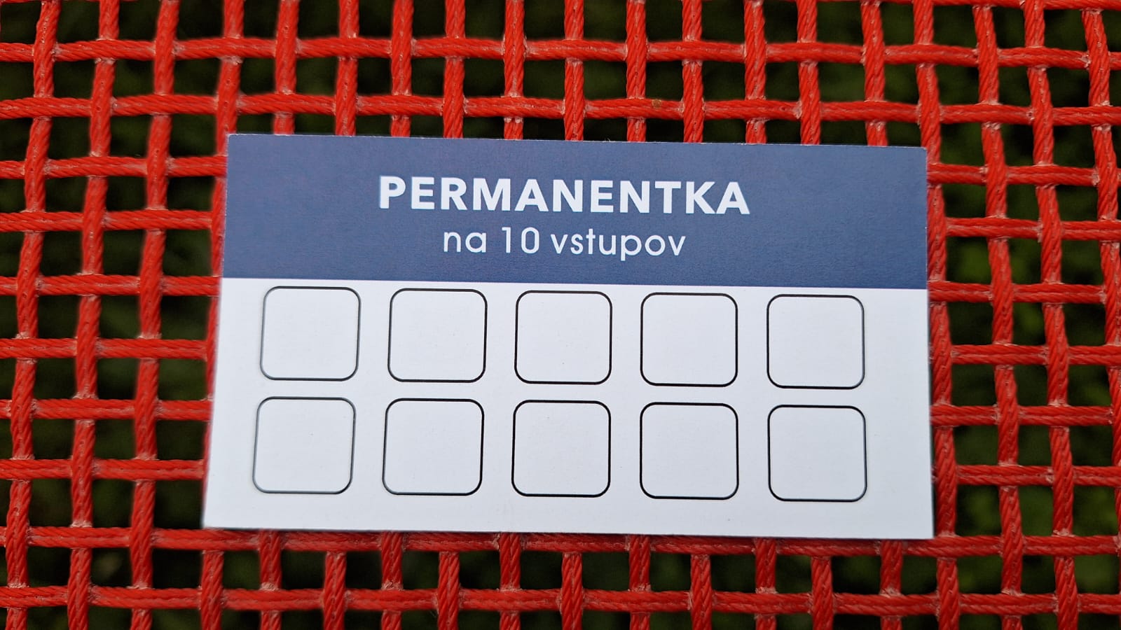 Permanentka 10 vstupov zadna strana